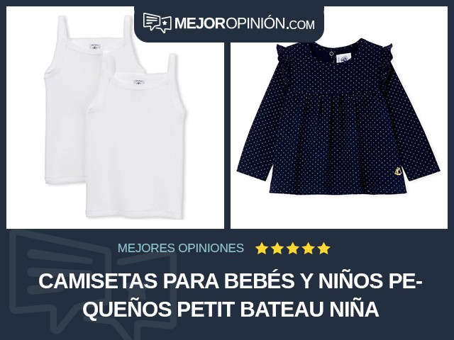 Camisetas para bebés y niños pequeños Petit Bateau Niña