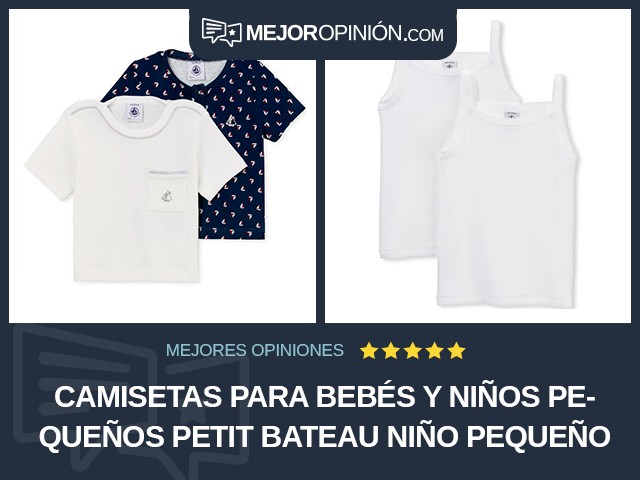 Camisetas para bebés y niños pequeños Petit Bateau Niño pequeño