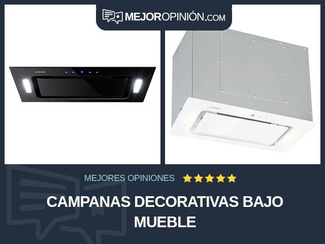 Campanas decorativas Bajo mueble