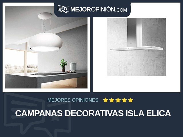 Campanas decorativas Isla Elica