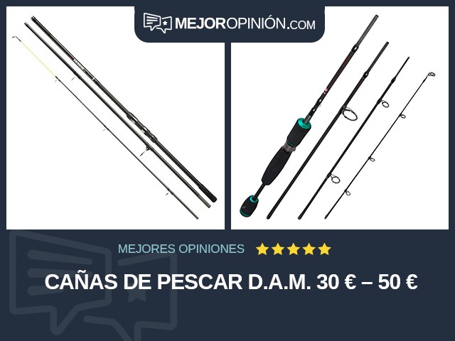 Cañas de pescar D.A.M. 30 € – 50 €