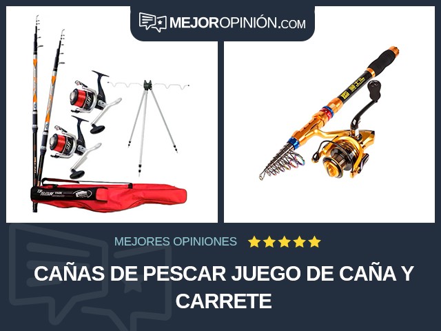 Cañas de pescar Juego de caña y carrete