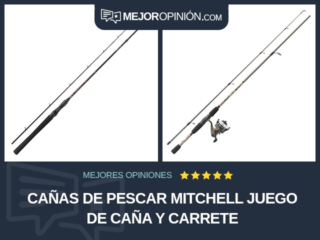 Cañas de pescar Mitchell Juego de caña y carrete