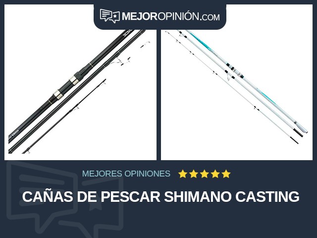 Cañas de pescar Shimano Casting