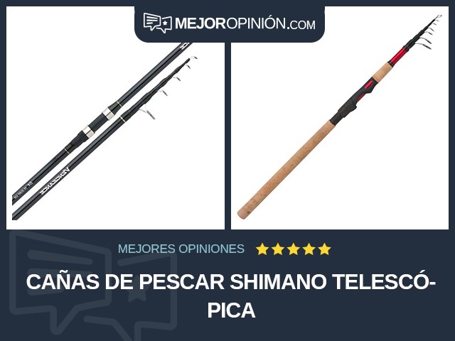 Cañas de pescar Shimano Telescópica