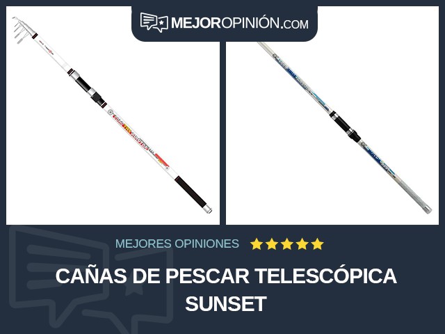 Cañas de pescar Telescópica SUNSET