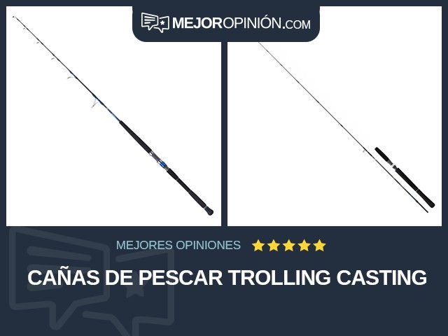 Cañas de pescar Trolling Casting