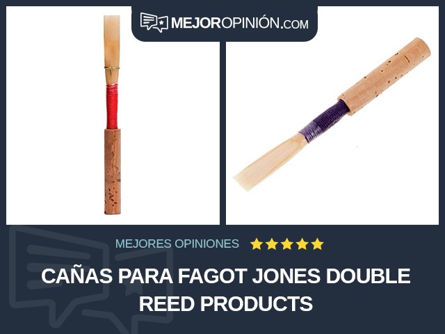 Cañas para fagot Jones Double Reed Products