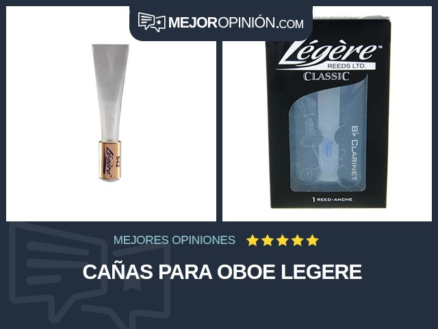 Cañas para oboe Legere