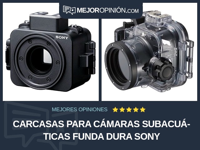 Carcasas para cámaras subacuáticas Funda dura Sony