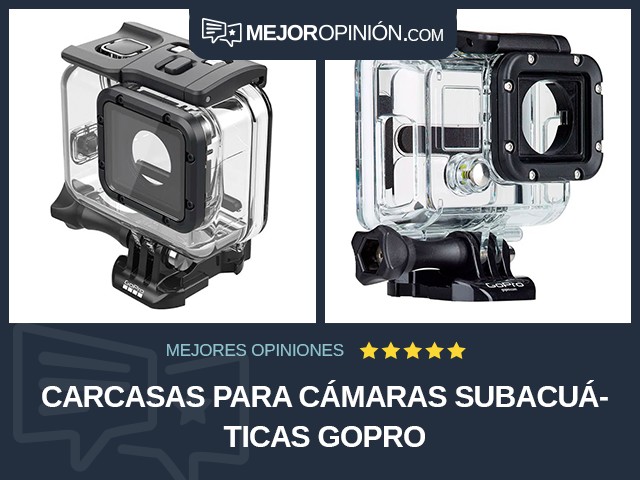 Carcasas para cámaras subacuáticas GoPro