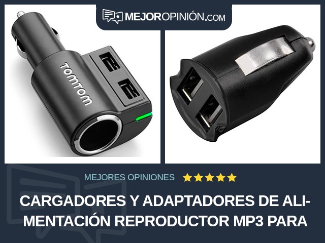Cargadores y adaptadores de alimentación Reproductor MP3 Para el coche