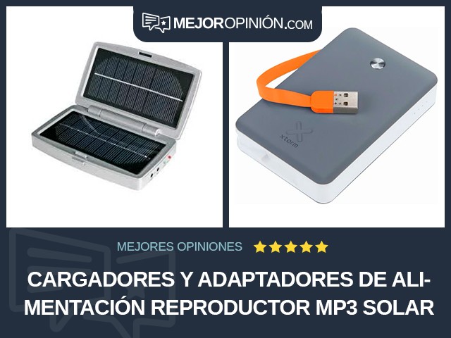 Cargadores y adaptadores de alimentación Reproductor MP3 Solar