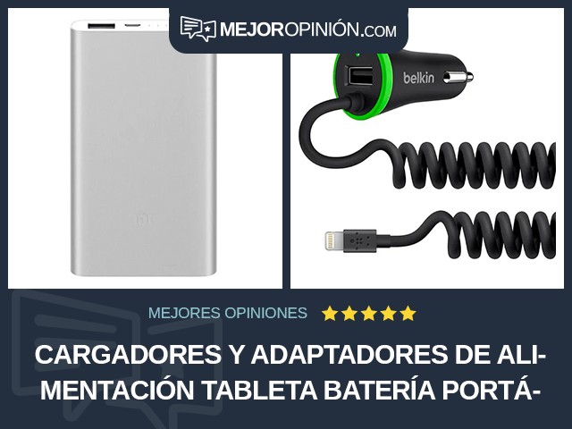 Cargadores y adaptadores de alimentación Tableta Batería portátil