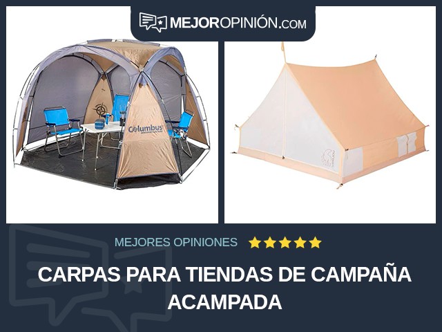 Carpas para tiendas de campaña Acampada