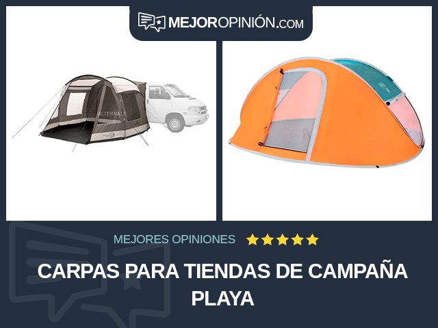 Carpas para tiendas de campaña Playa