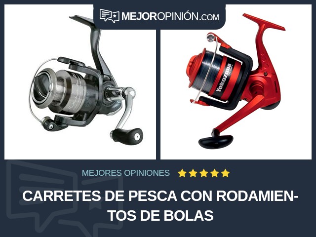 Carretes de pesca Con rodamientos de bolas