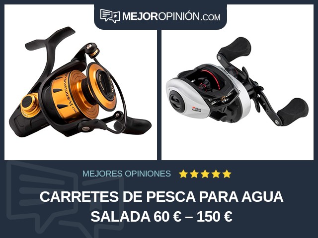 Carretes de pesca Para agua salada 60 € – 150 €