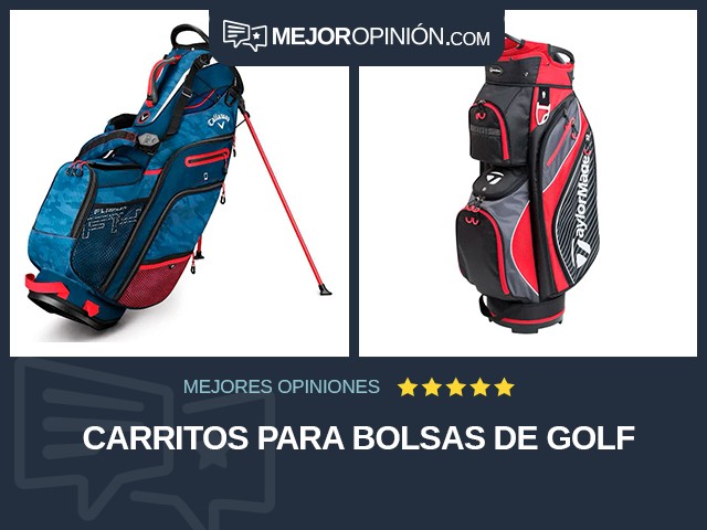 Carritos para bolsas de golf