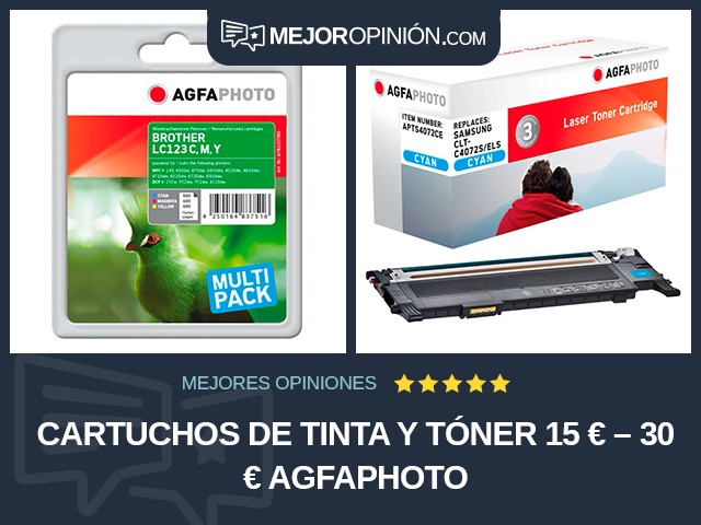 Cartuchos de tinta y tóner 15 € – 30 € AgfaPhoto