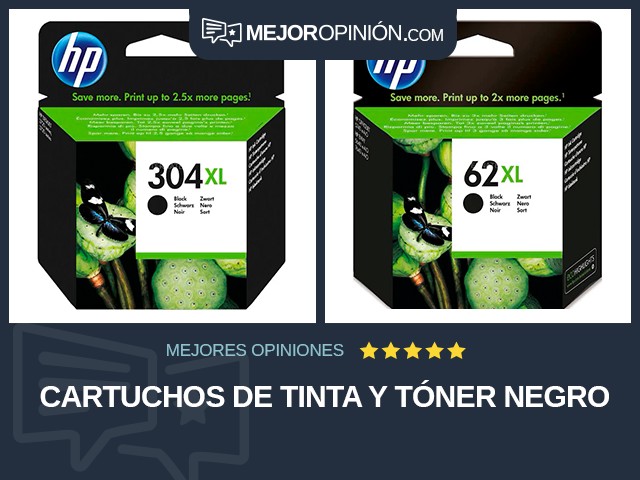 Cartuchos de tinta y tóner Negro