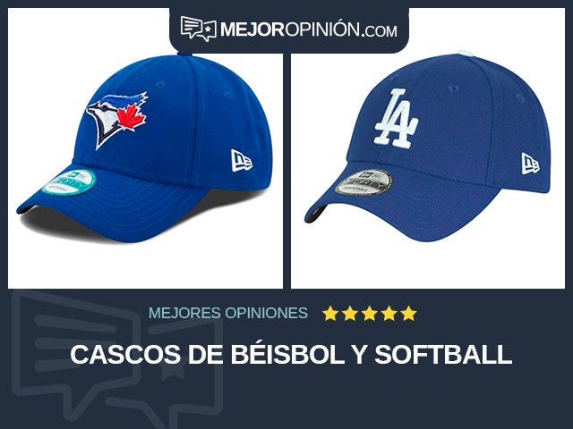 Cascos de béisbol y softball