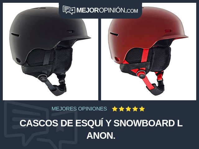 Cascos de esquí y snowboard L anon.