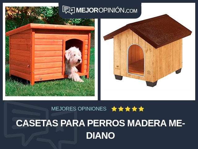 Casetas para perros Madera Mediano