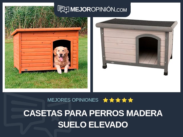 Casetas para perros Madera Suelo elevado