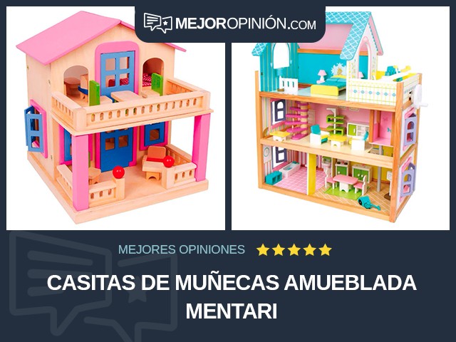 Casitas de muñecas Amueblada Mentari