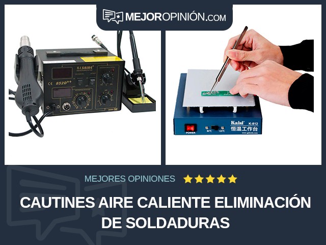 Cautines Aire caliente Eliminación de soldaduras