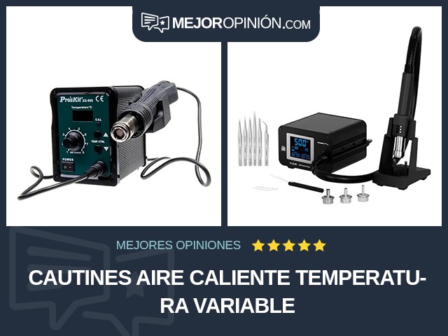 Cautines Aire caliente Temperatura variable