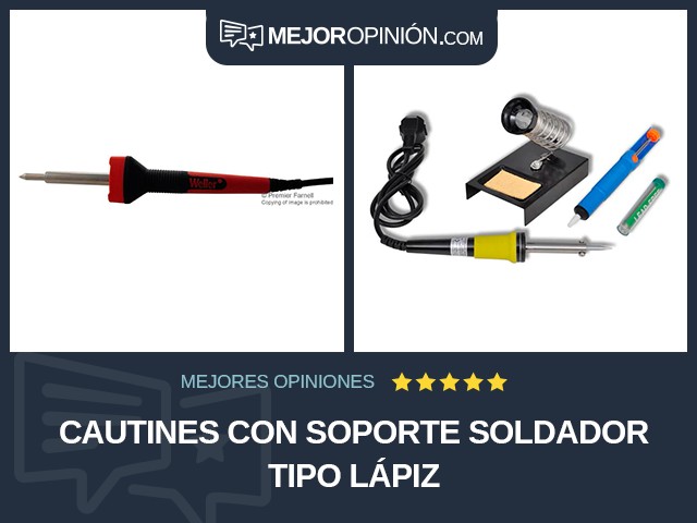 Cautines Con soporte Soldador tipo lápiz