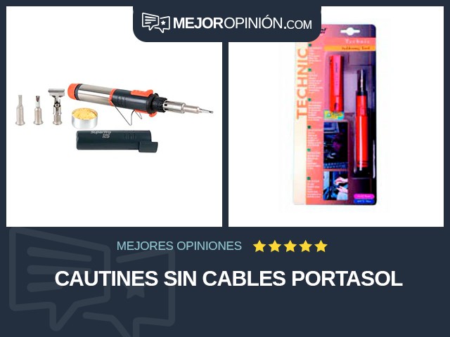 Cautines Sin cables Portasol