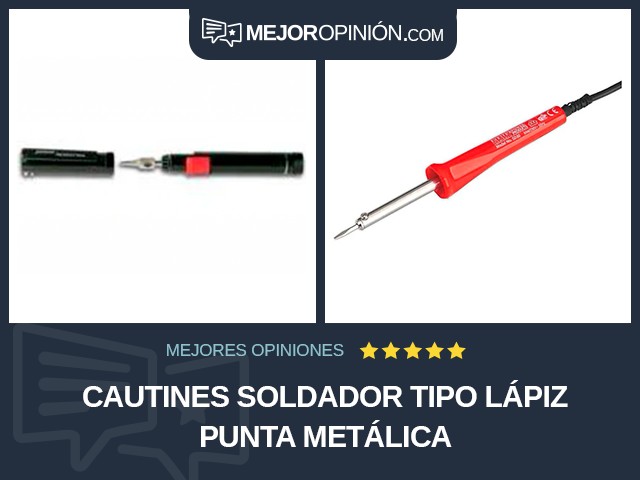 Cautines Soldador tipo lápiz Punta metálica