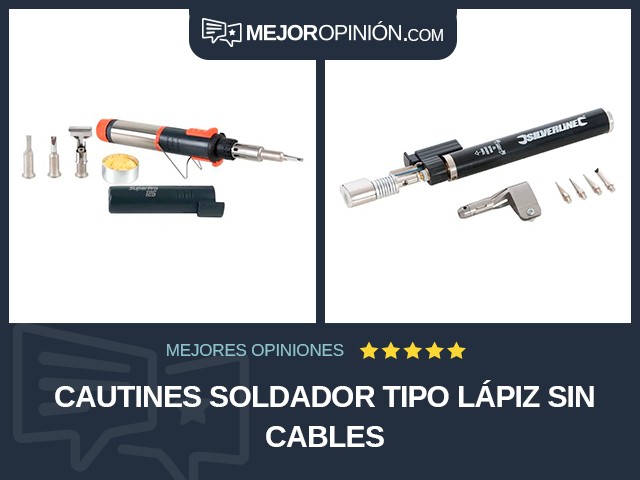 Cautines Soldador tipo lápiz Sin cables