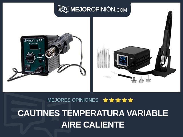 Cautines Temperatura variable Aire caliente