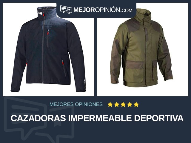 Cazadoras Impermeable Deportiva