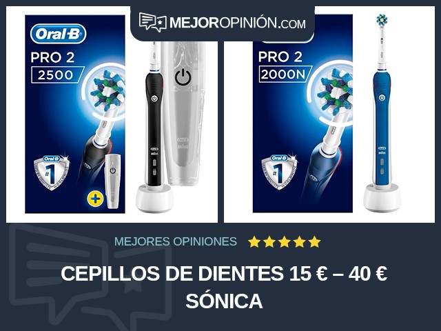 Cepillos de dientes 15 € – 40 € Sónica