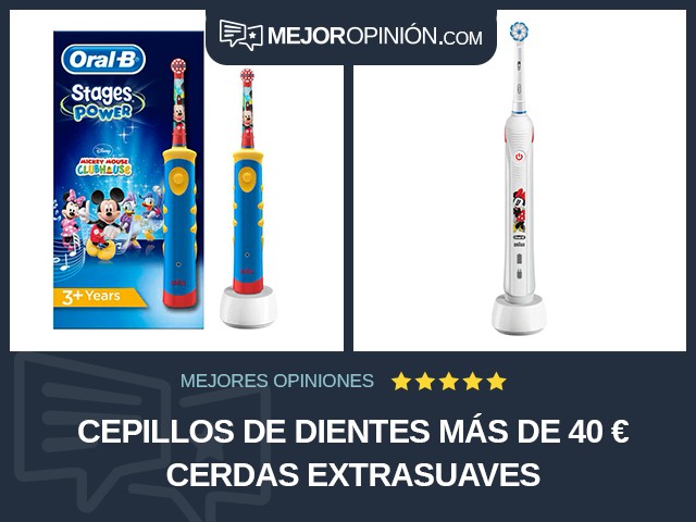 Cepillos de dientes Más de 40 € Cerdas extrasuaves