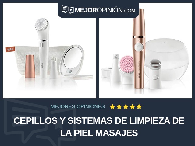 Cepillos y sistemas de limpieza de la piel Masajes