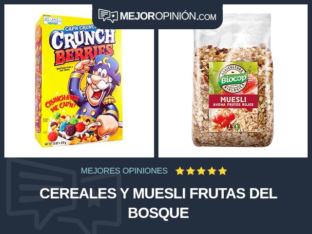 Cereales y muesli Frutas del bosque