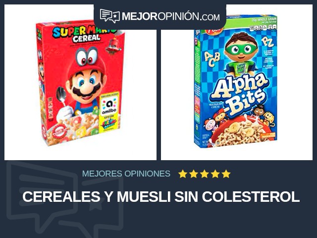 Cereales y muesli Sin colesterol