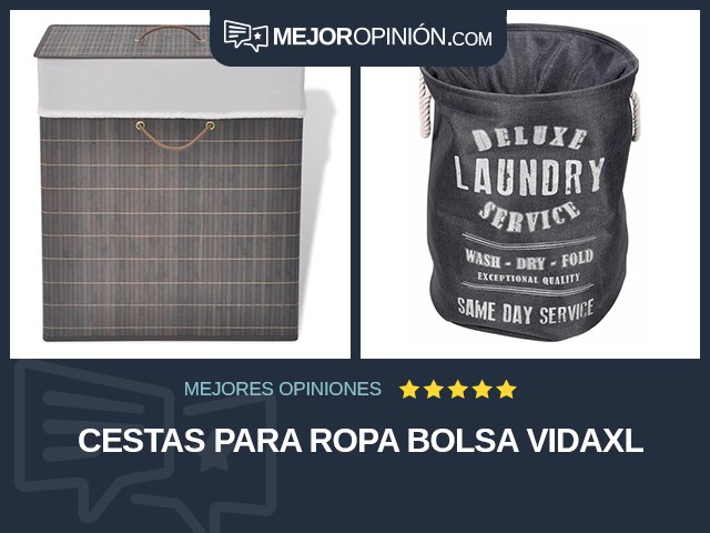 Cestas para ropa Bolsa vidaXL