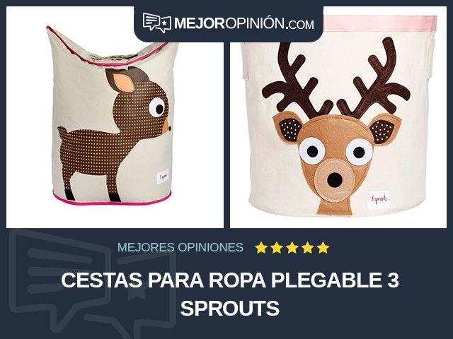 Cestas para ropa Plegable 3 Sprouts