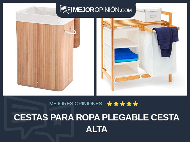 Cestas para ropa Plegable Cesta alta