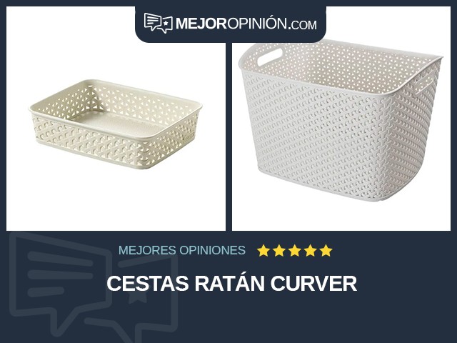 Cestas Ratán Curver