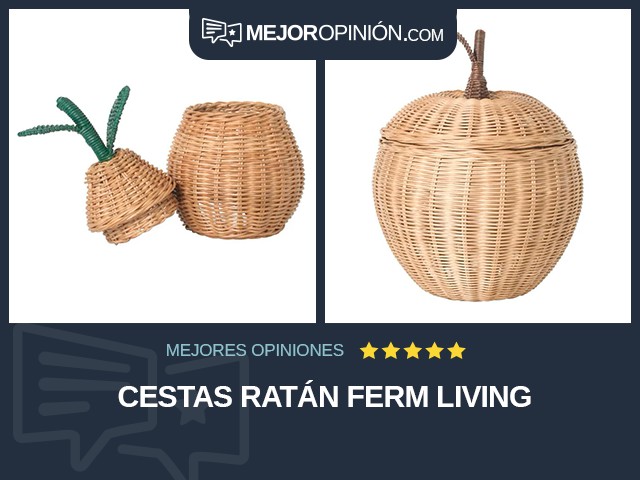 Cestas Ratán ferm LIVING