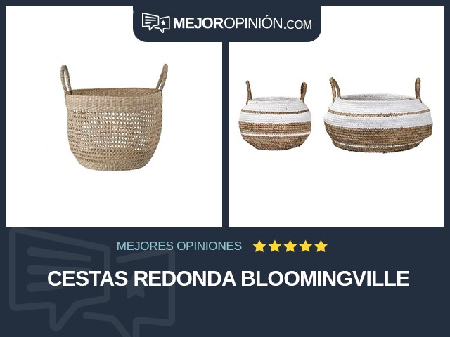 Cestas Redonda Bloomingville