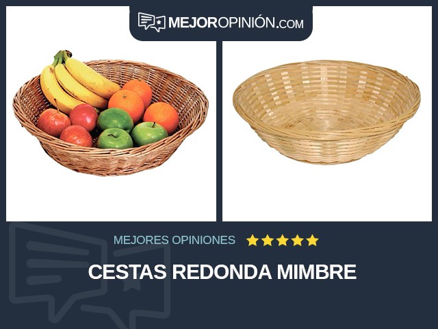 Cestas Redonda Mimbre